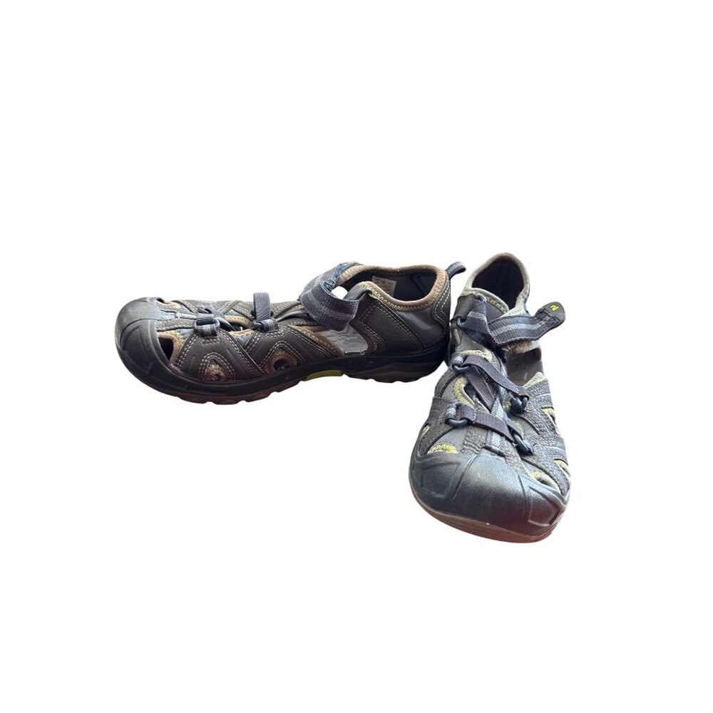 Merrell Womens Hydro leather blue gray Hiking Water Sandals Size 4M SKU 8810